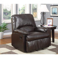 Functionally Relaxing Glider Recliner Chair, Brown
