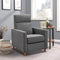 Recliners Best Recliners - 29'.52" X 34'.64" X 41'.7" Dark Grey Fabric Manual Recliner HomeRoots
