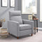Recliners Best Recliners - 29'.52" X 34'.64" X 41'.7" Light Grey Fabric Manual Recliner HomeRoots