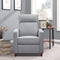 Recliners Best Recliners - 29'.52" X 34'.64" X 41'.7" Light Grey Fabric Manual Recliner HomeRoots