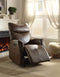 Recliners Leather Recliner - 30" X 36" X 41" Brown Leather-Aire Motion Recliner HomeRoots