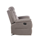Recliners Recliners On Sale - 37" X 35" X 42" Velvet Upholstery Metal Reclining Mechanism Glider Recliner HomeRoots
