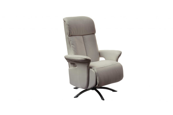 Recliners Recliners On Sale - Recliner Armchair, Gray Leather Manual Relax Function HomeRoots