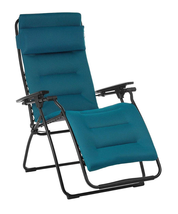 Recliners Recliners On Sale - Zero Gravity Recliner - Black Frame - Coral Blue Fabric HomeRoots