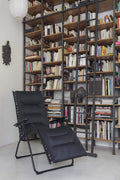 Recliners Recliners On Sale - Zero Gravity Recliner - Black Steel Frame - Acier Duo Fabric HomeRoots