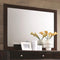 Rectangular Dresser Mirror, Brown-Wall Mirrors-Brown-MDF & Solid wood-JadeMoghul Inc.
