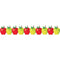 RED AND GREEN APPLES BORDER-Arts & Crafts-JadeMoghul Inc.