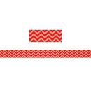 RED CHEVRON STRAIGHT BORDER TRIM-Learning Materials-JadeMoghul Inc.