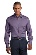 Red House - Slim Fit Non-Iron Pinpoint Oxford Shirt. RH62-Woven Shirts-Purple Dusk-4XL-JadeMoghul Inc.