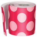 RED W POLKA DOTS STRAIGHT BORDERS-Learning Materials-JadeMoghul Inc.