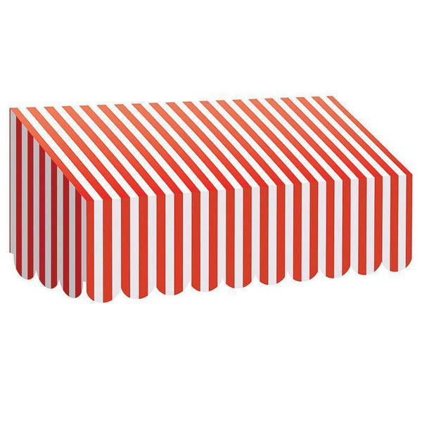 RED & WHITE STRIPES AWNING-Learning Materials-JadeMoghul Inc.