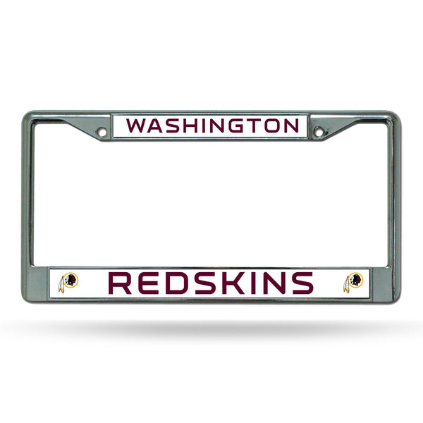 Cool License Plate Frames Redskins Chrome Frame