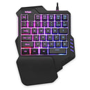 RedThunder One-Handed Mechanical Gaming Keyboard RGB Backlit Portable Mini Gaming Keypad Game Controller for PC PS4 Xbox Gamer JadeMoghul Inc. 