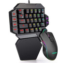 RedThunder One-Handed Mechanical Gaming Keyboard RGB Backlit Portable Mini Gaming Keypad Game Controller for PC PS4 Xbox Gamer JadeMoghul Inc. 