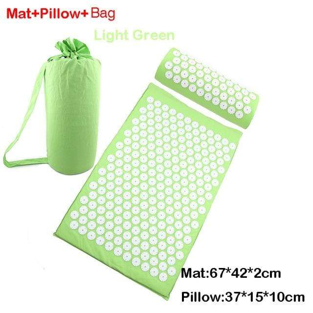 Relieve Stress Pain Yoga Massager Mat Natural Relief Stress Tension Body Massage Pillow Cushion Acupressure Mat JadeMoghul Inc. 