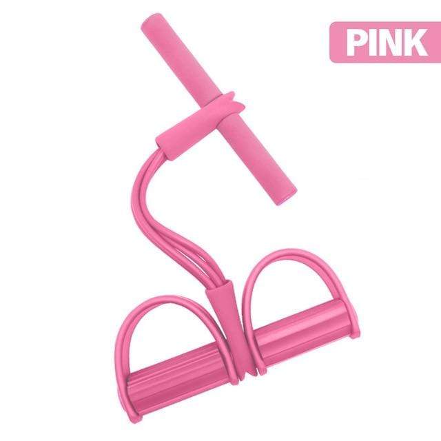 Resistance Bands Weight Loss fitness Equipment 4 tube Tension Trainer Sports Foot Expander Chest Pull Leg Latex Rope Gymnastics JadeMoghul Inc. 