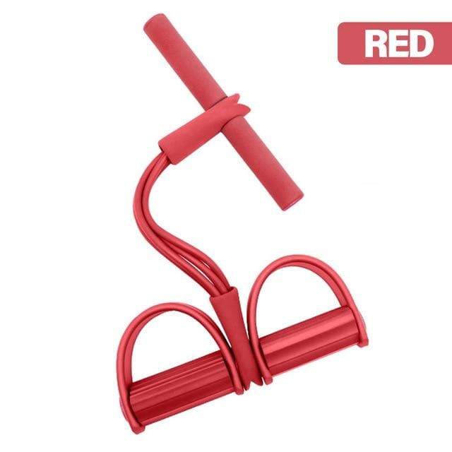 Resistance Bands Weight Loss fitness Equipment 4 tube Tension Trainer Sports Foot Expander Chest Pull Leg Latex Rope Gymnastics JadeMoghul Inc. 
