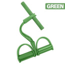 Resistance Bands Weight Loss fitness Equipment 4 tube Tension Trainer Sports Foot Expander Chest Pull Leg Latex Rope Gymnastics JadeMoghul Inc. 