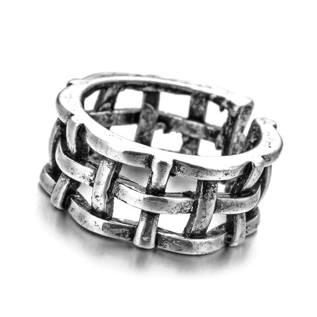 Retro Punk Snake Ring for Men Women Exaggerated Antique Siver Color Opening Adjustable Rings Anillo Hombre Bijoux AExp