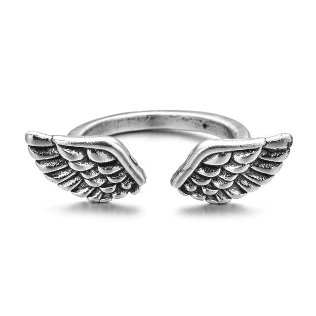 Retro Punk Snake Ring for Men Women Exaggerated Antique Siver Color Opening Adjustable Rings Anillo Hombre Bijoux AExp