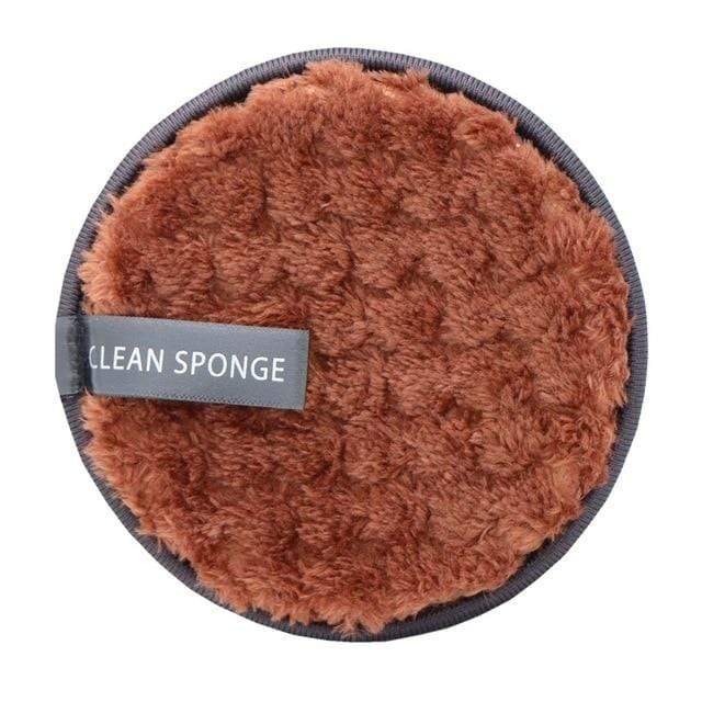 Reusable Makeup Remover Pads Cotton Wipes Microfiber Make Up Removal Sponge Cotton Cleaning Pads Tool AExp