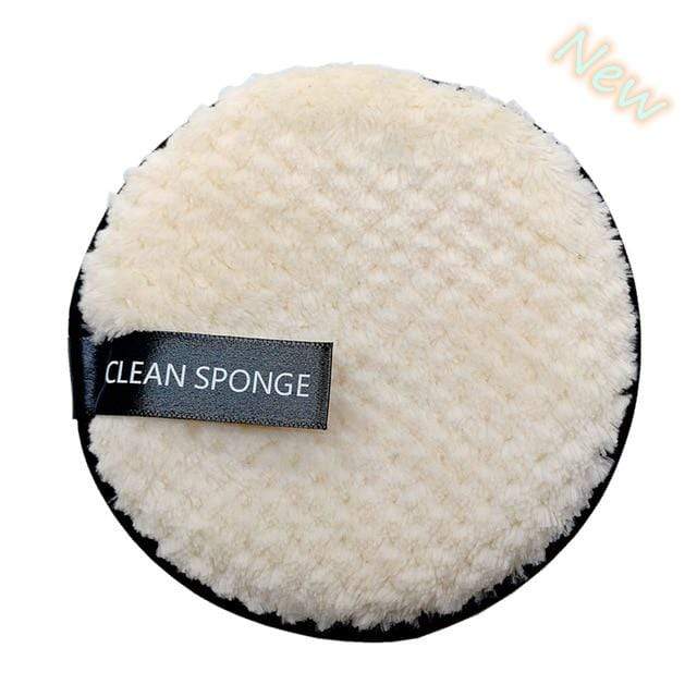 Reusable Makeup Remover Pads Cotton Wipes Microfiber Make Up Removal Sponge Cotton Cleaning Pads Tool AExp
