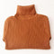Ribbed Turtleneck Warm Sweater-Brown-One Size-JadeMoghul Inc.