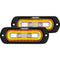RIGID Industries SR-L Series Flush Mount Spreader Light - Black Housing - Amber Halo [53223]-Flood/Spreader Lights-JadeMoghul Inc.