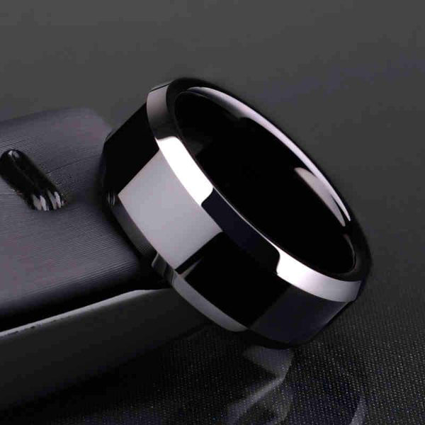 Ring Men Titanium Black-6-Black-JadeMoghul Inc.