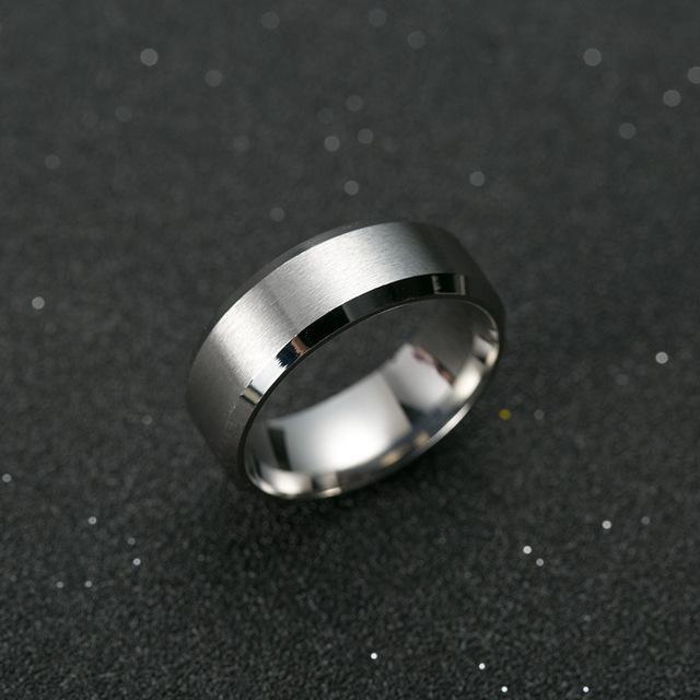 Ring Men Titanium Black-6-Silver-JadeMoghul Inc.
