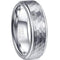 Rings And Bands Black Tungsten Rings White Tungsten Carbide Hammered Center Step Ring Titanium
