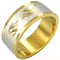 Rings And Bands Gold Ring For Women Tungsten Carbide Gold Tone Silver Dragon Flat Ring Titanium