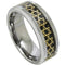 Rings And Bands Gold Ring For Women White Tungsten Carbide Gold Tone Star Ring Titanium
