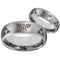 Rings And Bands Men's Platinum Band Rings White Tungsten Carbide Dome Court Legend of Zelda Ring Titanium