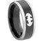 Rings And Bands Men's Silver Band Rings Tungsten Carbide Black Silver Batman Ring Titanium