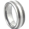 Rings And Bands Platinum Band Rings Platinum White Tungsten Carbide  Dome Ring Titanium