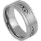 Rings And Bands Platinum Band Rings Platinum White Tungsten Carbide Double Grooves Celtic Ring Titanium