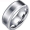 Rings And Bands Platinum Band Rings Platinum White Tungsten Carbide Matt Shiny Ring Titanium