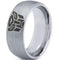 Rings And Bands Platinum Rings For Men Platinum White Tungsten Carbide Dome Court Transformer Ring Titanium