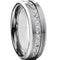 Rings And Bands Platinum Wedding Rings Platinum White Tungsten Carbide Ring With Cubic Zirconia Titanium