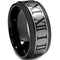 Rings And Bands Platinum Wedding Rings White Black Tungsten Carbide With Custom Roman Numerals Titanium