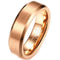 Rings And Bands Tungsten Rings Pink Rose Tungsten Carbide Matt Shiny Ring Titanium