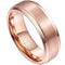 Rings And Bands Tungsten Rings Rose Tungsten Carbide Step Edges Ring Titanium