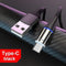 ROCK 5A Magnetic Cable Micro Usb Type C Super Fast Charging Phone Usb C LED Light Phone 1M 2M Charge For iPhone Xiaomi Samsung AExp