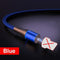 ROCK 5A Magnetic Cable Micro Usb Type C Super Fast Charging Phone Usb C LED Light Phone 1M 2M Charge For iPhone Xiaomi Samsung AExp