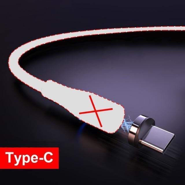 ROCK 5A Magnetic Cable Micro Usb Type C Super Fast Charging Phone Usb C LED Light Phone 1M 2M Charge For iPhone Xiaomi Samsung AExp