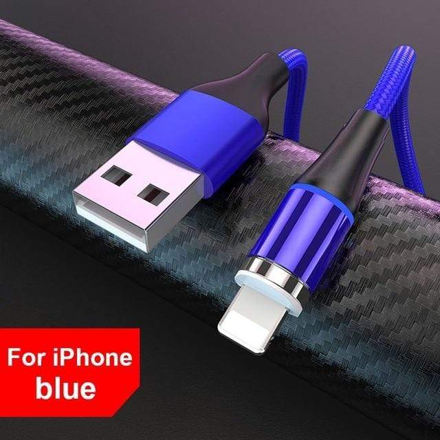 ROCK 5A Magnetic Cable Micro Usb Type C Super Fast Charging Phone Usb C LED Light Phone 1M 2M Charge For iPhone Xiaomi Samsung JadeMoghul Inc. 