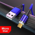 ROCK 5A Magnetic Cable Micro Usb Type C Super Fast Charging Phone Usb C LED Light Phone 1M 2M Charge For iPhone Xiaomi Samsung JadeMoghul Inc. 