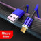 ROCK 5A Magnetic Cable Micro Usb Type C Super Fast Charging Phone Usb C LED Light Phone 1M 2M Charge For iPhone Xiaomi Samsung JadeMoghul Inc. 
