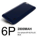 ROCK Battery Case For iPhone 7 6 6S X Power Bank Charing Case For iPhone X 6000 mAh Battery Charger Back Case Cover AExp